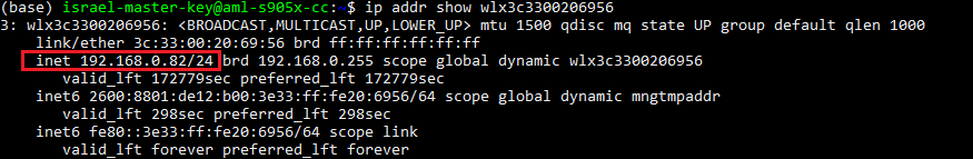 Connection Success.
