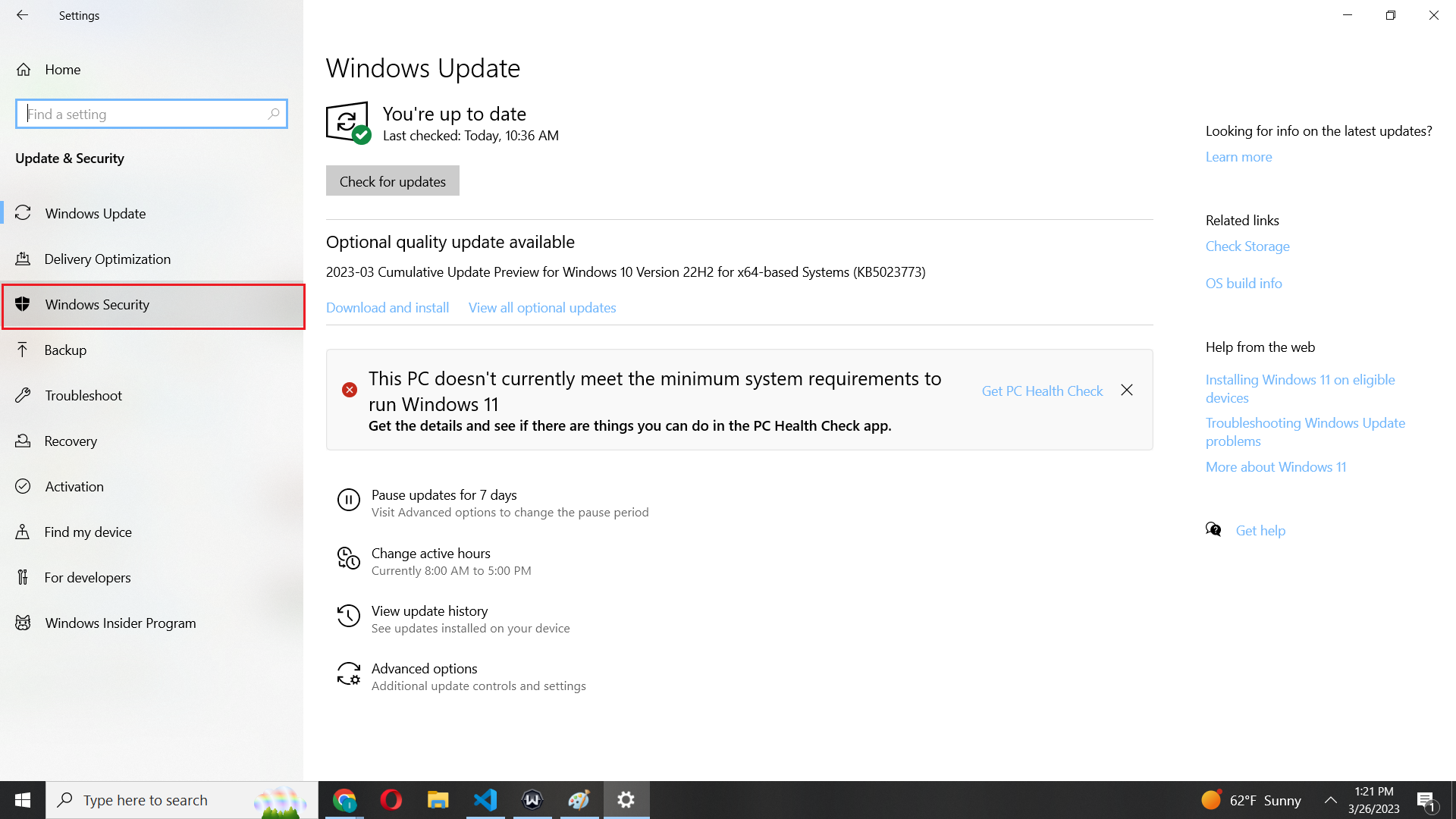 Windows & Security